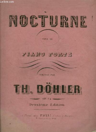 NOCTURNE - POUR LE PIANO FORTE.