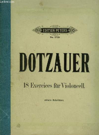 18 EXERCICES FR VIOLONCELL - OP.120.