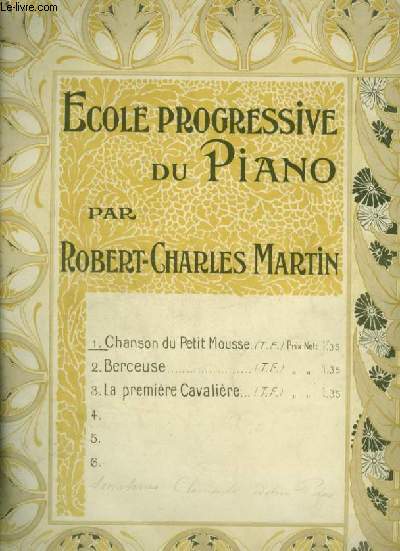CHANSON DU PETIT MOUSSE - POUR PIANO.