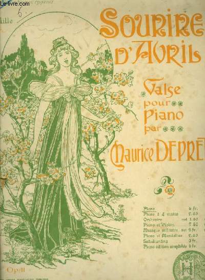 SOURIRE D'AVRIL - VALSE POUR PIANO - OP.11.