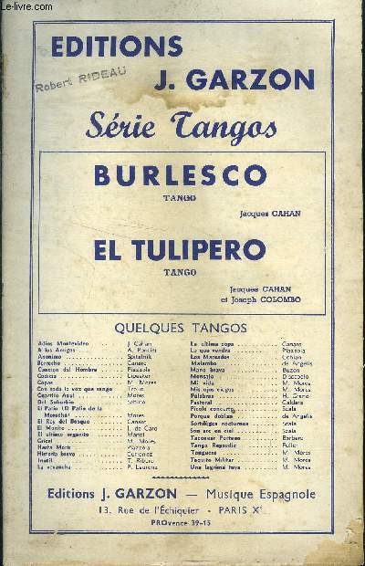Burlesco / El tulipero
