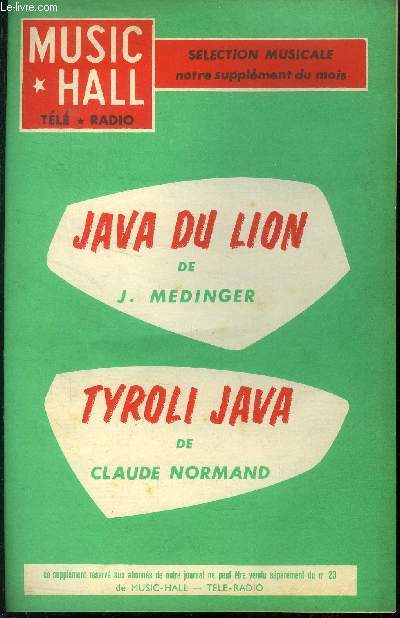 Java du lion/ Tyroli Java