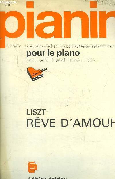 Rve d'amour pour piano