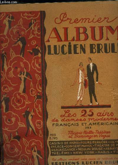 Premier album Lucien Brul-Les 25 airs de danses modernes franais et mricains