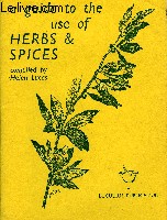 A GUIDE TO THE USE OF HERBS AND SPICES