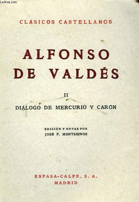 DIALOGO DE MERCURIO Y CARON, II