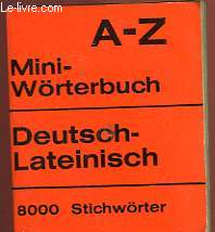 A-Z MINI-WRTERBUCH DEUTSCH-LATEINISCH