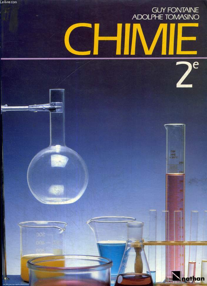 CHIMIE 2 - PROGRAMME 1987