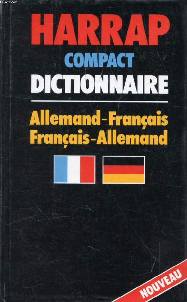 HARRAP COMPACT DICTIONNAIRE ALLEMAND-FRANCAIS, FRANCAIS-ALLEMAND