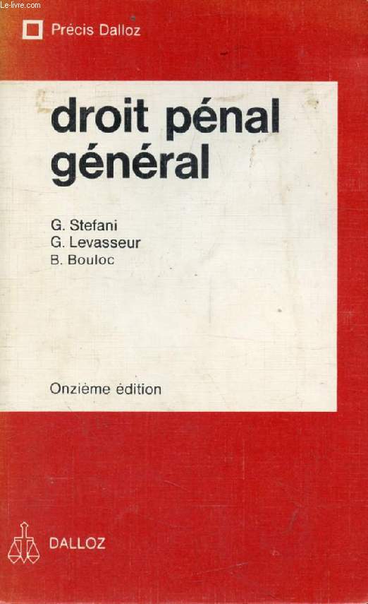 DROIT PENAL GENERAL