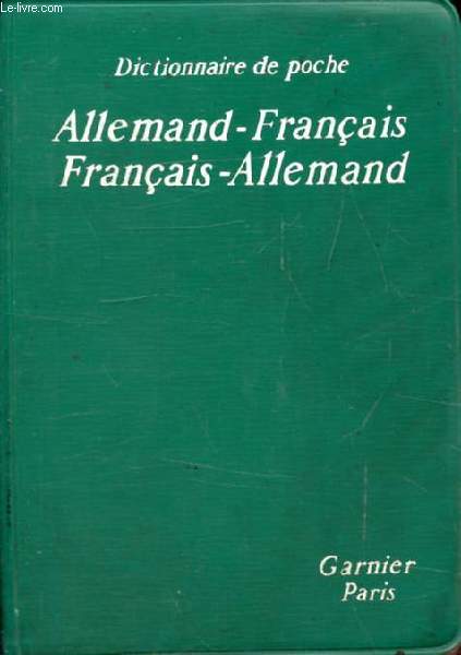 DICTIONNAIRE DE POCHE ALLEMAND FRANCAIS ET FRANCAIS-ALLEMAND