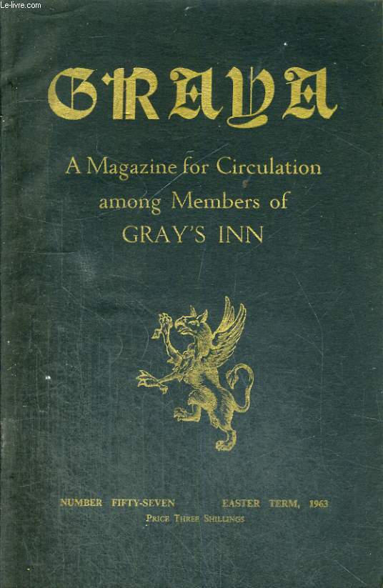 GRAYA N57, THE OFFICE OF ATTORNEY-GENERAL BY SIR JOHN OBSON...