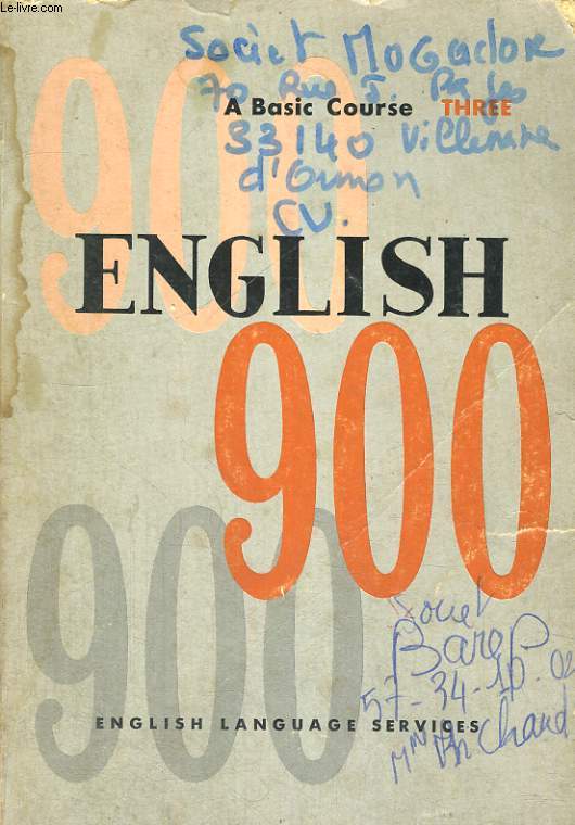 ENGLISH 900, BOOK THREE