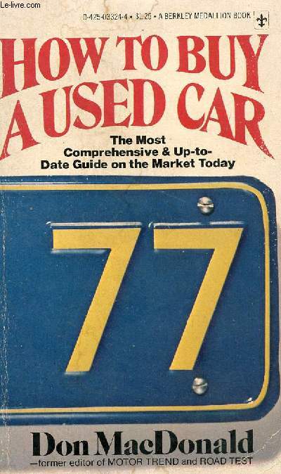 HOW TO BUY A USED CAR '77
