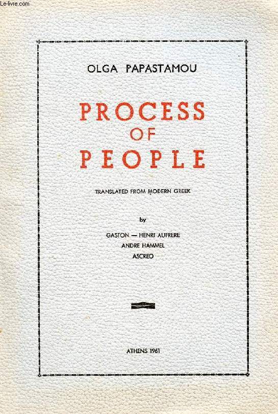 PROCESS OF PEOPLE
