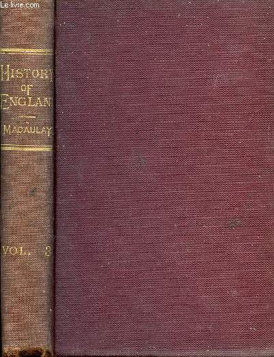 THE HISTORY OF ENGLAND FROM THE ACCESSION OF JAMES II, VOL. III
