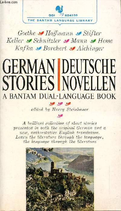 GERMAN STORIES / DEUTSCHE NOVELLEN, A BANTAM DUAL-LANGUAGE BOOK