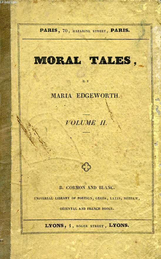 MORAL TALES, VOLUME II