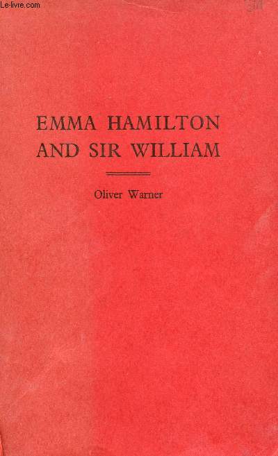 EMMA HAMILTON AND SIR WILLIAM