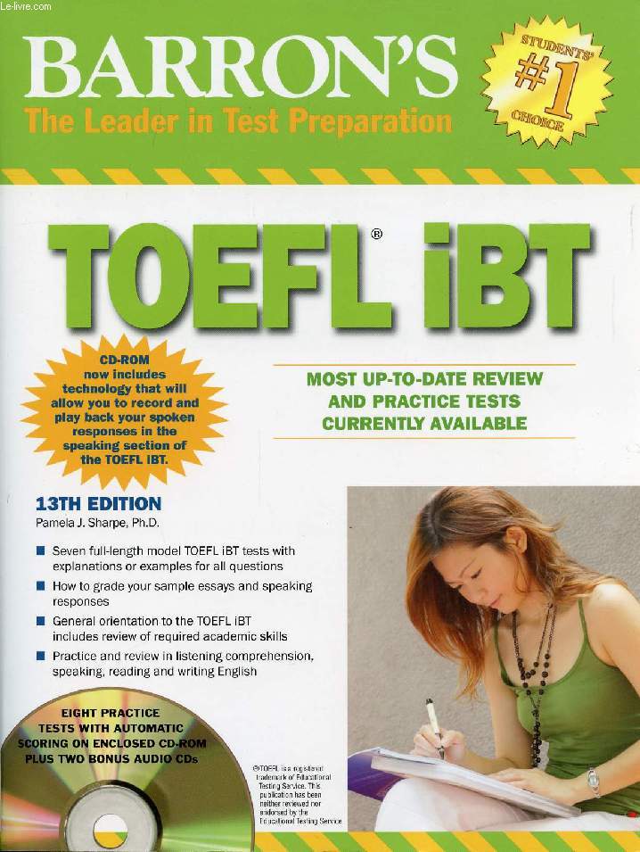 TOEFL iBT, INTERNET-BASED TEST