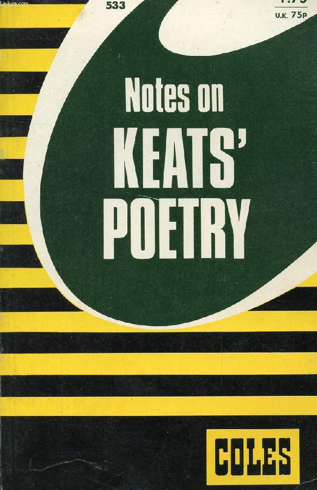 NOTES ON KEAT'S POETRY