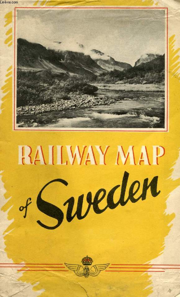 RAILWAY MAP OF SWEDEN