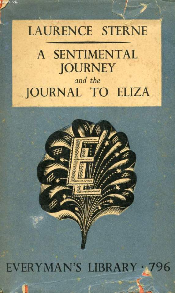 A SENTIMENTAL JOURNEY, THE JOURNAL TO ELIZA