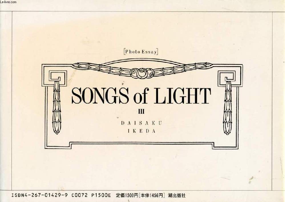 SONGS OF LIGHT, III