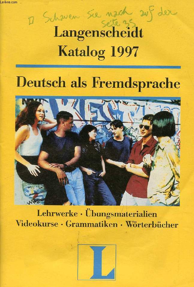 LANGENSCHEIDT KATALOG 1997, DEUTSCH ALS FREMDSPRACHE
