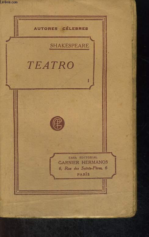 TEATRO, TOMO I