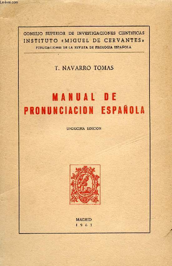 MANUAL DE PRONUNCIACION ESPAOLA