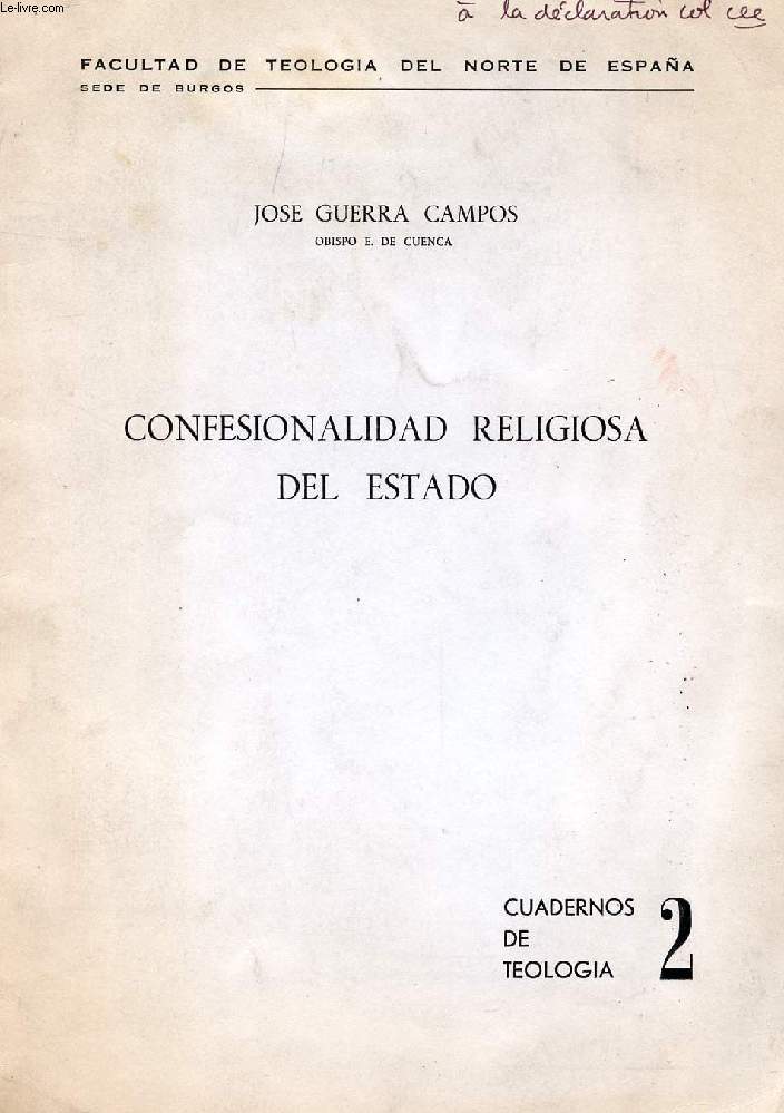 CONFESIONALIDAD RELIGIOSA DEL ESTADO