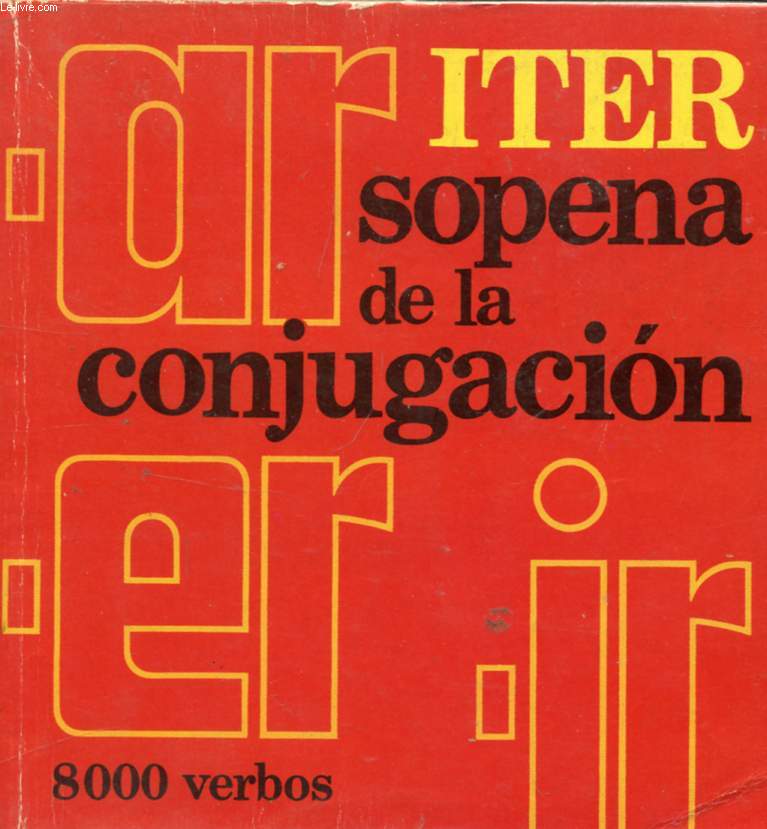 SOPENA, DICCIONARIO ITER DE LA CONJUGACION