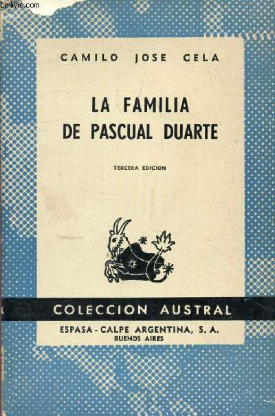 LA FAMILIA DE PASCUAL DUARTE (Coleccion Austral, n 1252)