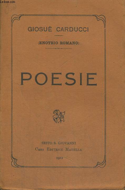 POESIE (ENOTRI ROMANO)