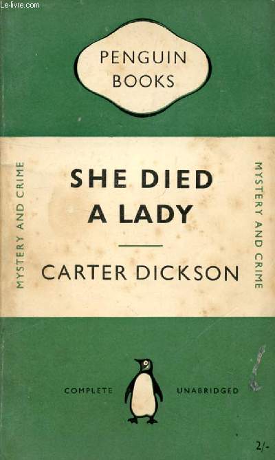 SHE DIED A LADY