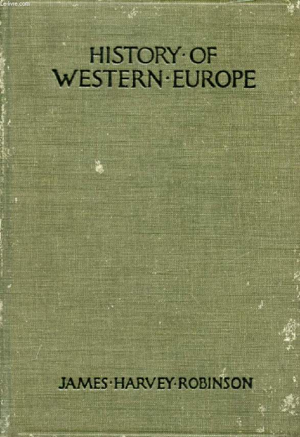 AN INTRODUCTION TO THE HISTORY OF WESTERN EUROPE