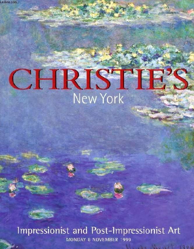 CHRISTIE'S, NEW YORK, IMPRESSIONIST AND POST-IMPRESSIONIST ART (CATALOGUE, 9220)