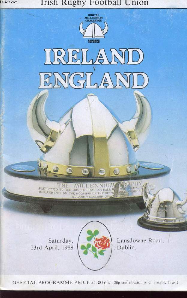 IRELAND Vs ENGLAND (Programme)