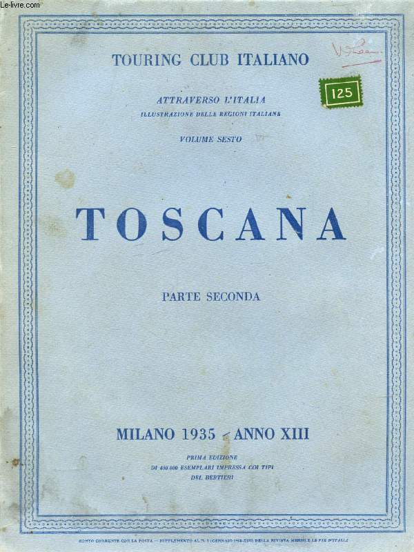 TOSCANA, PARTE II (TOURING CLUB ITALIANO)