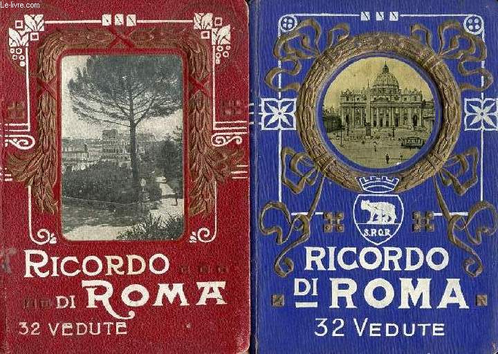 RICORDO DI ROMA, PARTE PRIMA + PARTE SECONDA (32 + 32 VEDUTE)