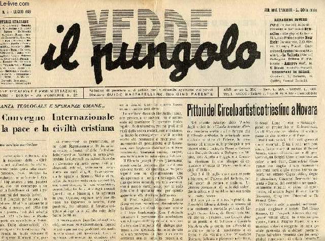 IL PUNGOLO VERDE, ANNO IX, N. 7, LUGLIO 1955
