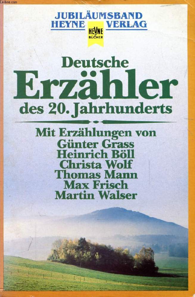DEUTSCHE ERZHLER DES 20. JAHRHUNDERTS