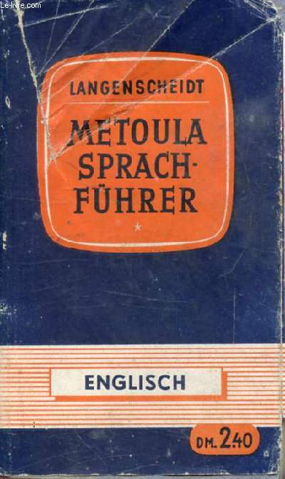 METOULA SPRACHFHRER, ENGLISCH