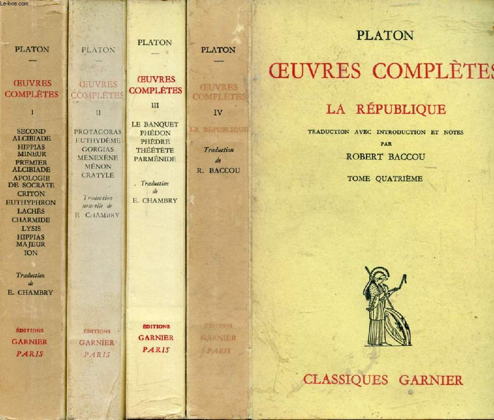 OEUVRES COMPLETES, 4 TOMES (INCOMPLET)