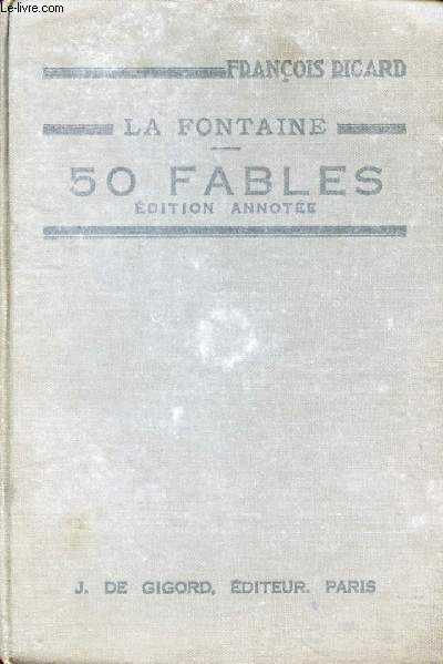 50 FABLES DE LA FONTAINE