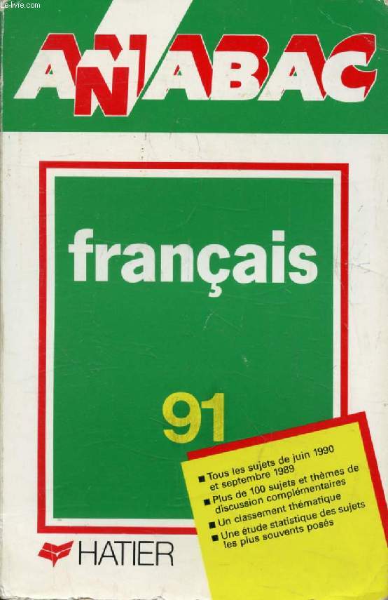 ANNABAC 91, FRANCAIS