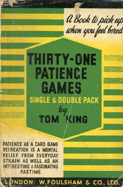 THIRTY-ONE PATIENCE GAMES