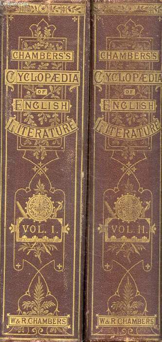 CHAMBERS'S CYCLOPAEDIA OF ENGLISH LITERATURE, 2 VOLUMES (COMPLETE)
