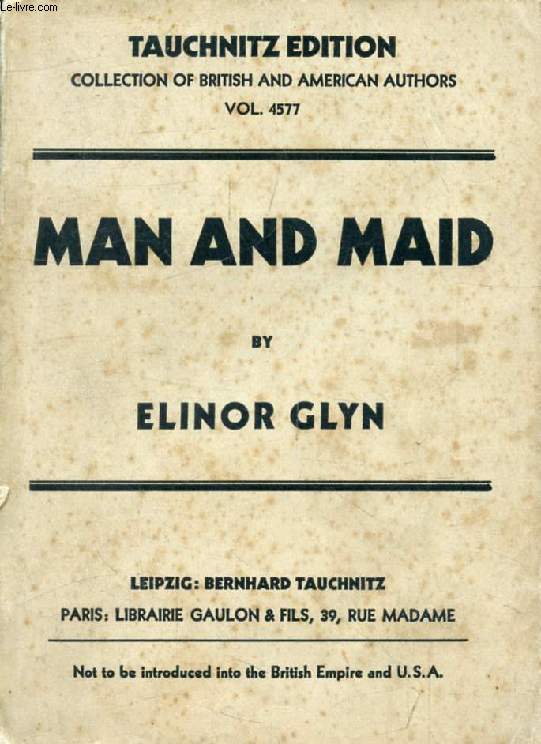 MAN AND MAID (Renaissance) (Collection of British and American Authors, Vol. 4577)